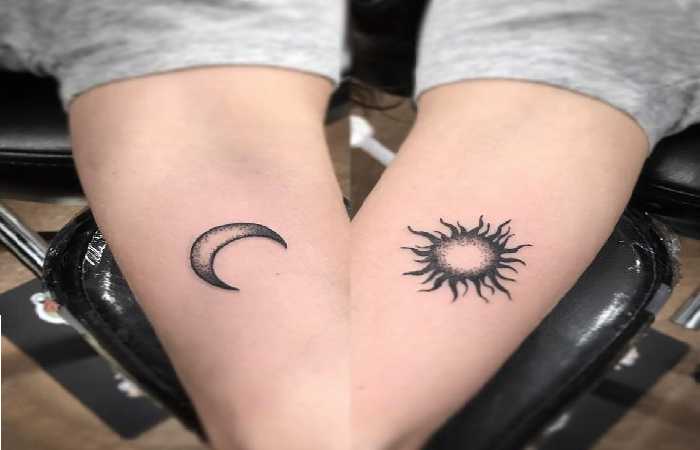 Sun and Moon Tattoos