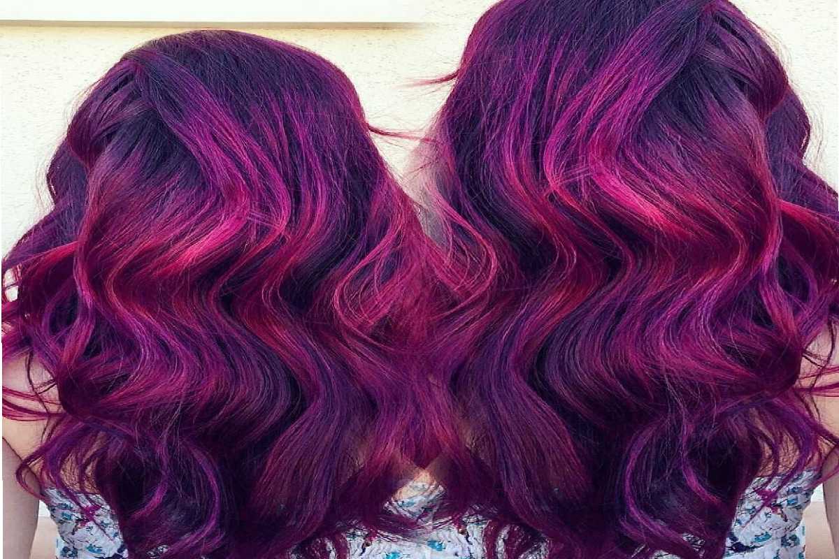 Plum Burgundy Hair Color